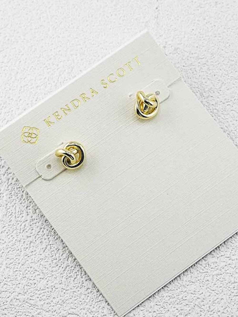 Kendra Scott Twisted Heart Stud Earrings
